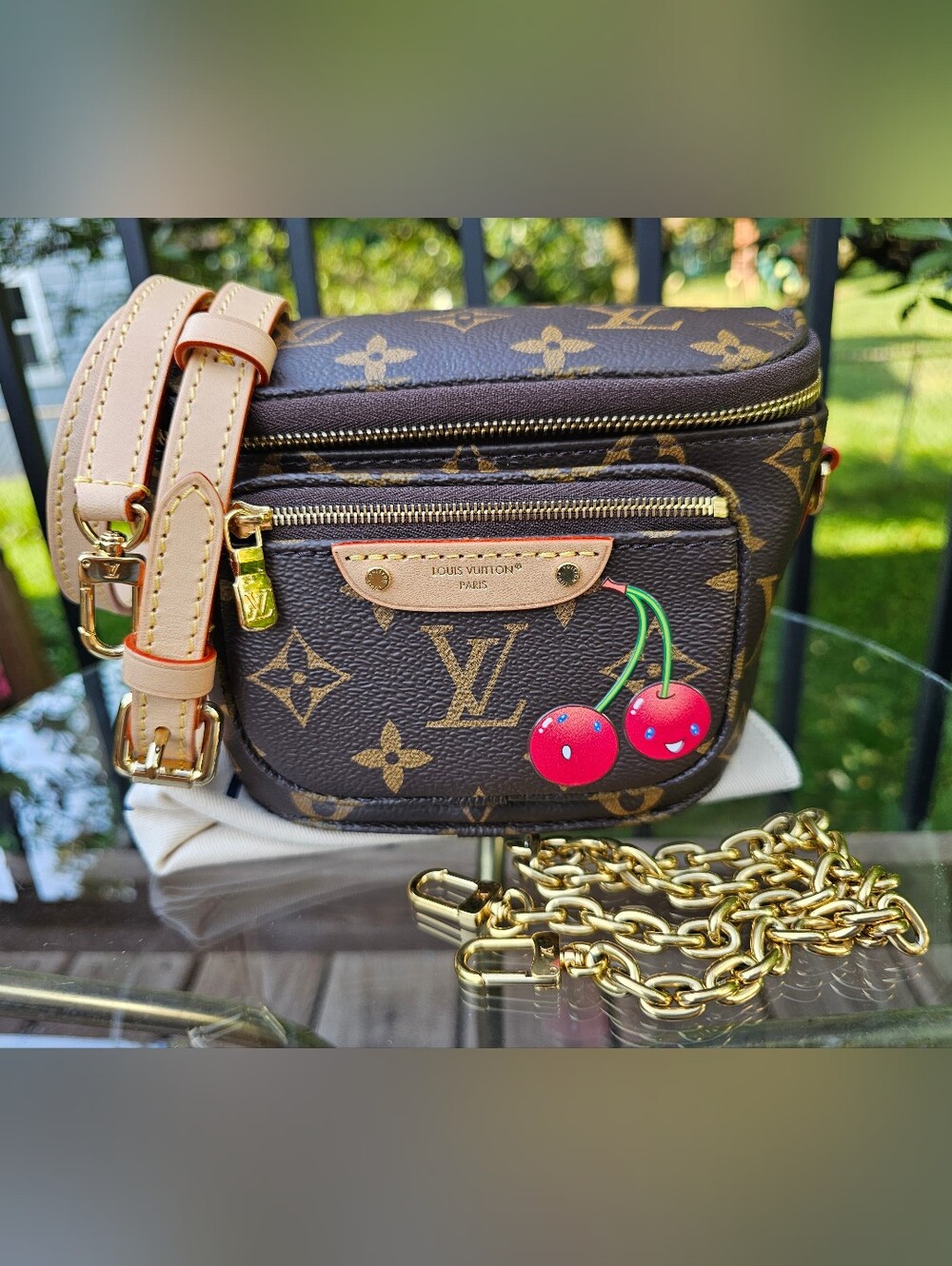 Louis Vuitton Mini Bumbag Cherries Murakami